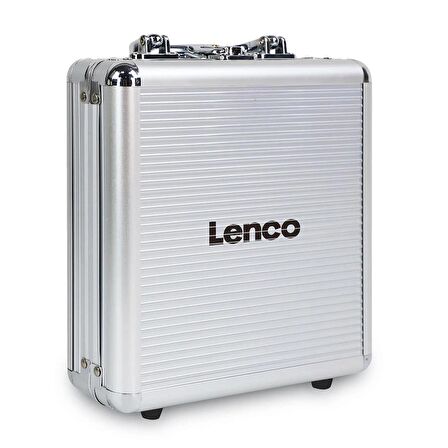 LENCO TTA-12IN1PRO 12'si 1 arada Plak Temizleme Kiti Plak oynatıcı aksesuarları Lüks LP temizleme Kiti Profesyonel Set - Gümüş