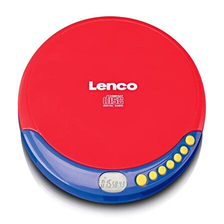 Lenco Taşınabilir CD Çalar Discman Kulaklıklı Şarj Özellikli Çocuklar İçin CD-021 KIDS