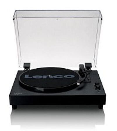 LENCO LS-60BK AHŞAP KASA USB BAĞLANTILI AT-3600 AUDIO TECHNICA İĞNE, PLASTİK KAPAKLI, BLUETOOTH IN/OUT
