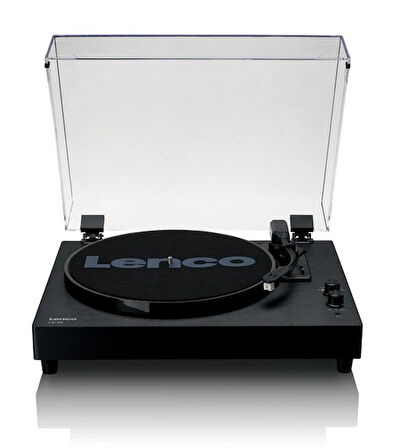 LENCO LS-60BK AHŞAP KASA USB BAĞLANTILI AT-3600 AUDIO TECHNICA İĞNE, PLASTİK KAPAKLI, BLUETOOTH IN/OUT