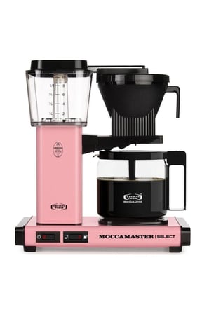 Moccamaster Select Brushed Cam Potlu Filtre Kahve Makinesi Pembe (Kutu Hasarlı Teşhir)
