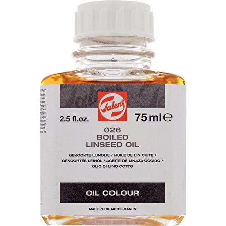 Talens Boiled Linseed Oil 75ml Haşlanmış Keten Tohumu Yağı / 026