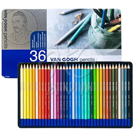 Van Gogh Kuru Boya Kalemi 36lı Set