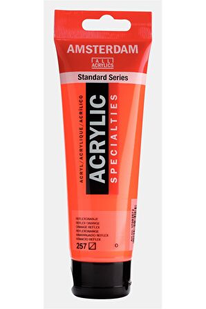 Amsterdam Fosforlu Akrilik Boya 120ml 257 Reflex Orange