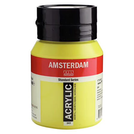 Amsterdam Akrilik Boya 500ml 243 Greenish Yellow