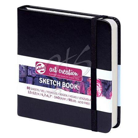 Talens Art Creation Sketch Book 12x12cm Siyah