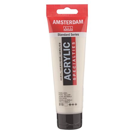 Amsterdam Akrilik Boya 120ml 818 Pearl Yellow