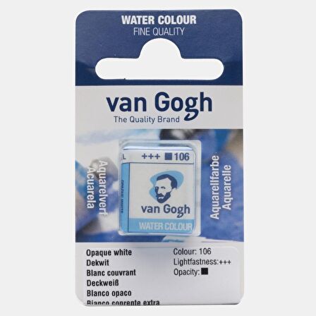 Van Gogh Tablet Sulu Boya Yedek Opaque White 106