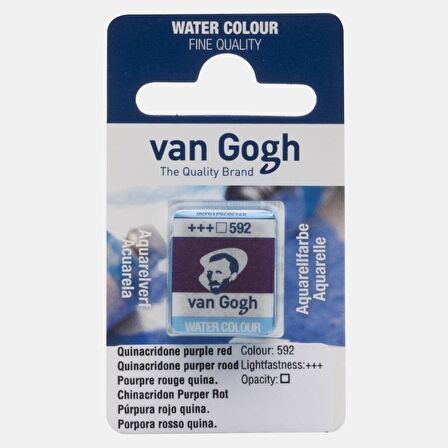 Van Gogh Tablet Sulu Boya Yedek Qulna Purple Red 592