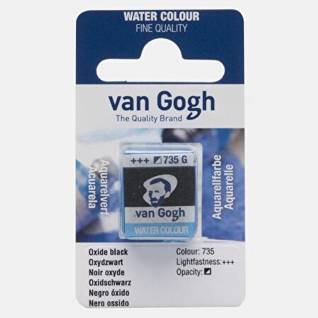 Van Gogh Tablet Sulu Boya Yedek Oxide Black 735