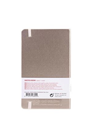 TALENS ART CREATION SKETCHBOOK 13X21 cm 140 gr. 80YP. ESKİZ DEFTERİ PEMBE ŞAMPANYA - RT9314242M