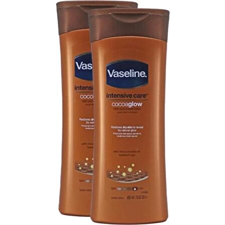 Vaseline Vücut Losyonu Kakao Işıltısı 400 ml x 2