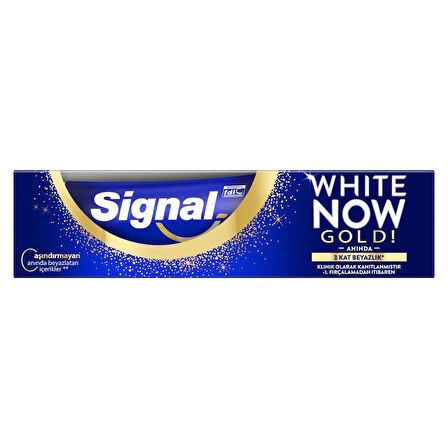 Signal White Now Gold Diş Macunu 75 ML