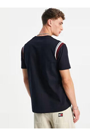 varsity rib casual insert t-shirt