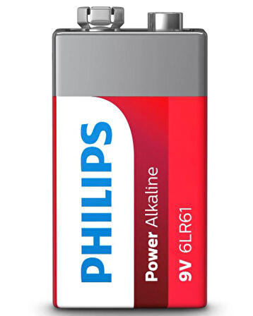 Philips Power Alkaline Pil 9V 6LR61P1B 