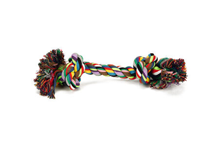Beeztees Köpek Oyuncağı, Çift Düğümlü Diş İpi, Pamuk İplerden, 38x8x8cm, 300gr
