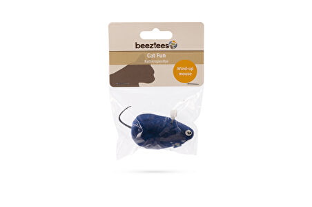Beeztees Kedi Oyuncağı, Kurmalı Fare, Çeşitli Renklerde, 6,5x5x3cm