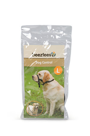 Beeztees Köpek Eğitim Tasması, Baş Kontrollu, Siyah, L