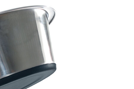 Beeztees Köpek Mama Su Kabı, Kaymaz Tabanlı, Paslanmaz Çelik, 28cm, 4,7L