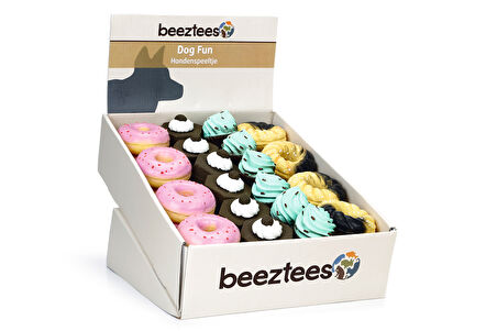Beeztees Köpek Oyuncağı, Sesli, Pastane Ürünleri, Lateks, Çeşitli Renklerde, 4-7,5cm