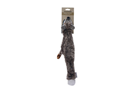 Beeztees Köpek Oyuncağı, Sesli, Tilki, Peluş, Gri, 52x15x2,5cm