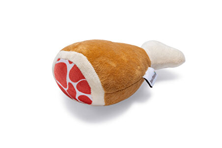 Beeztees Köpek Oyuncağı, But, Peluş, Kahverengi, 22x11,5x10cm