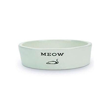 Beeztees Meow Seramik Kedi Mama Kabı 330 ml