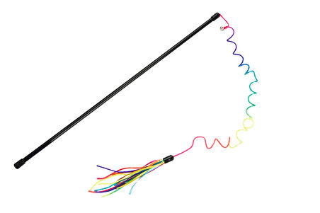 Beeztees Kedi Oltası, Zilli, Kurdelalar Uc, Uzun Dayanıklı ip-110cm, Çeşitli Renklerde, 50cm