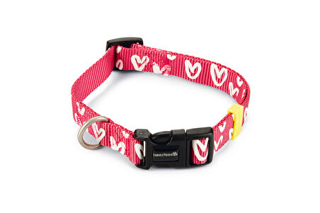 Beeztees Köpek Tasması, Pembe, 35-50cm, 20mm