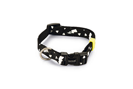 Beeztees Köpek Tasması, Siyah, 26-40cm, 15mm