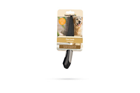 Beeztees Köpek Pire Tarağı, Siyah GRi, 21cm, 21x3,5x2,5cm