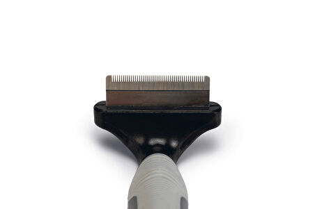 Beeztees Kısa ve Uzun Tüylü Köpek Alt Kürk Tarağı, Siyah Gri, S, 15cm, 15x6x6cm