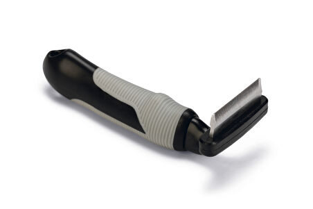 Beeztees Kısa ve Uzun Tüylü Köpek Alt Kürk Tarağı, Siyah Gri, S, 15cm, 15x6x6cm