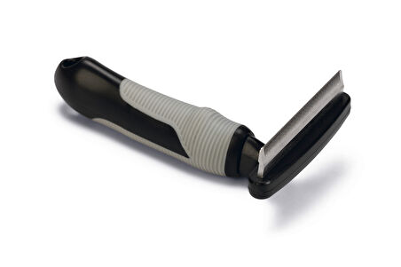 Beeztees Kısa ve Uzun Tüylü Köpek Alt Kürk Tarağı, Siyah Gri, M, 15,5cm, 15,5x8,5x5cm