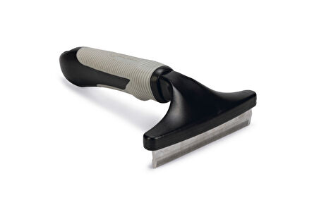 Beeztees Kısa ve Uzun Tüylü Köpek Alt Kürk Tarağı, Siyah Gri, L, 16cm, 16x11x5cm