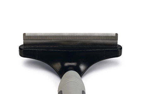 Beeztees Kısa ve Uzun Tüylü Köpek Alt Kürk Tarağı, Siyah Gri, L, 16cm, 16x11x5cm