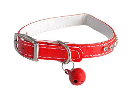 Eatland Çıngıraklı Deri Kedi Boyun Tasması 1 x 32 cm
