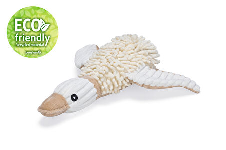 Beeztees Köpek Oyuncağı, Ördek, Peluş, Beyaz, 33x33x9cm