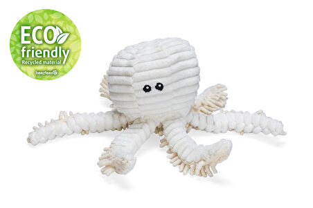 Beeztees Köpek Oyuncağı, Ahtapot, Peluş, Beyaz, 26x13x13cm