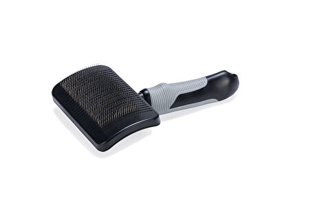 Beeztees Uzun Tüylü Köpek Tarağı, Bas-Çek Birikmiş Tüyleri Kolay Sıyırma, Siyah, 19x10,5x5cm
