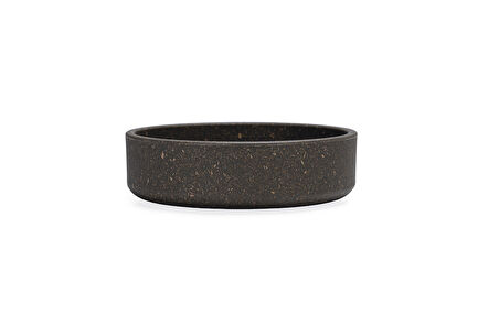 Beeztees DBL Kedi Mama Su Kabı, Bambu, Antrasit 12cm, 250ml