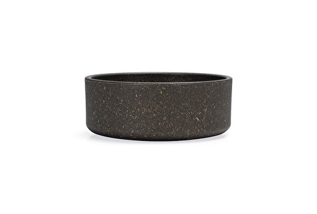 Beeztees DBL Köpek Mama Su Kabı, Bambu, Antrasit, 12cm, 300ml