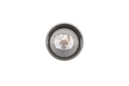 Beeztees DBL Köpek Mama Su Kabı, Bambu, Antrasit, 14cm, 410ml