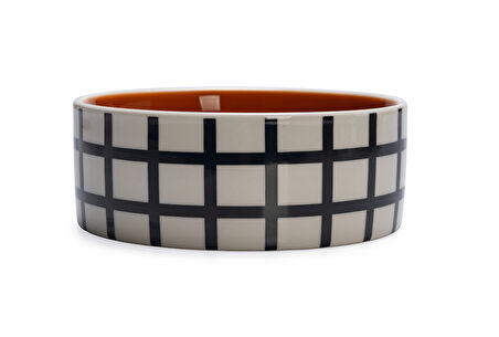 Beeztees Köpek Mama Su Kabı, Seramik, Kiremit Beyaz, 13,5cm, 500ml