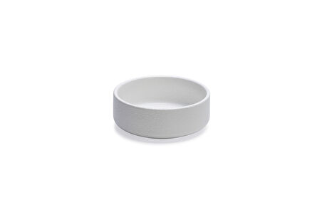 Beeztees DBL Köpek Mama Su Kabı, Seramik, Mat Beyaz, 13,5cm, 500ml