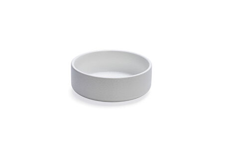 Beeztees DBL Köpek Mama Su Kabı, Seramik, Mat Beyaz, 16cm, 800ml