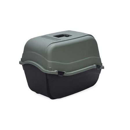 Kapalı Kedi Tuvaleti Koku Filtreli Antrasit Koyu Mavi 64x44x46 Cm