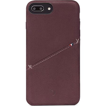 Decoded Apple İphone 7 / İphone 8 Uyumlu Deri Kılıf Koyu Mor