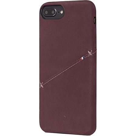 Decoded Apple İphone 7 / İphone 8 Uyumlu Deri Kılıf Koyu Mor