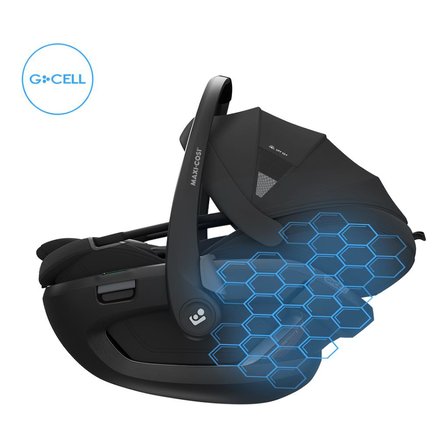 Maxi-Cosi Coral SlidePro Tam Yatabilen Modüler 0-13 Kg Ana Kucağı ve Oto Koltuğu Onyx Black